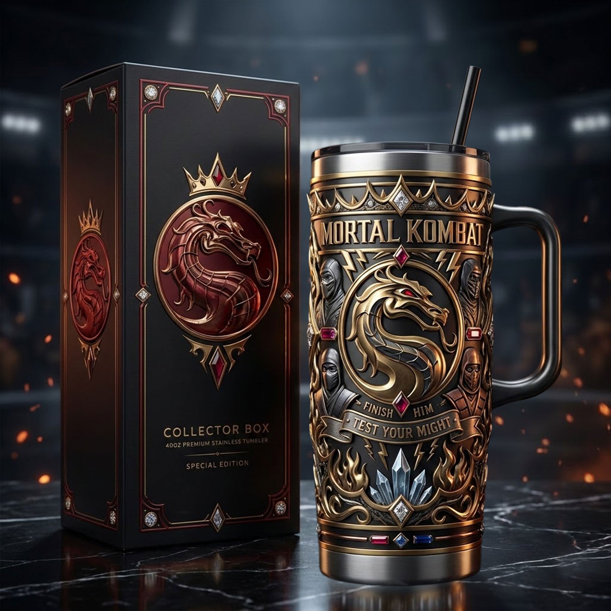 MKB 40oz Tumbler With Handle PDL